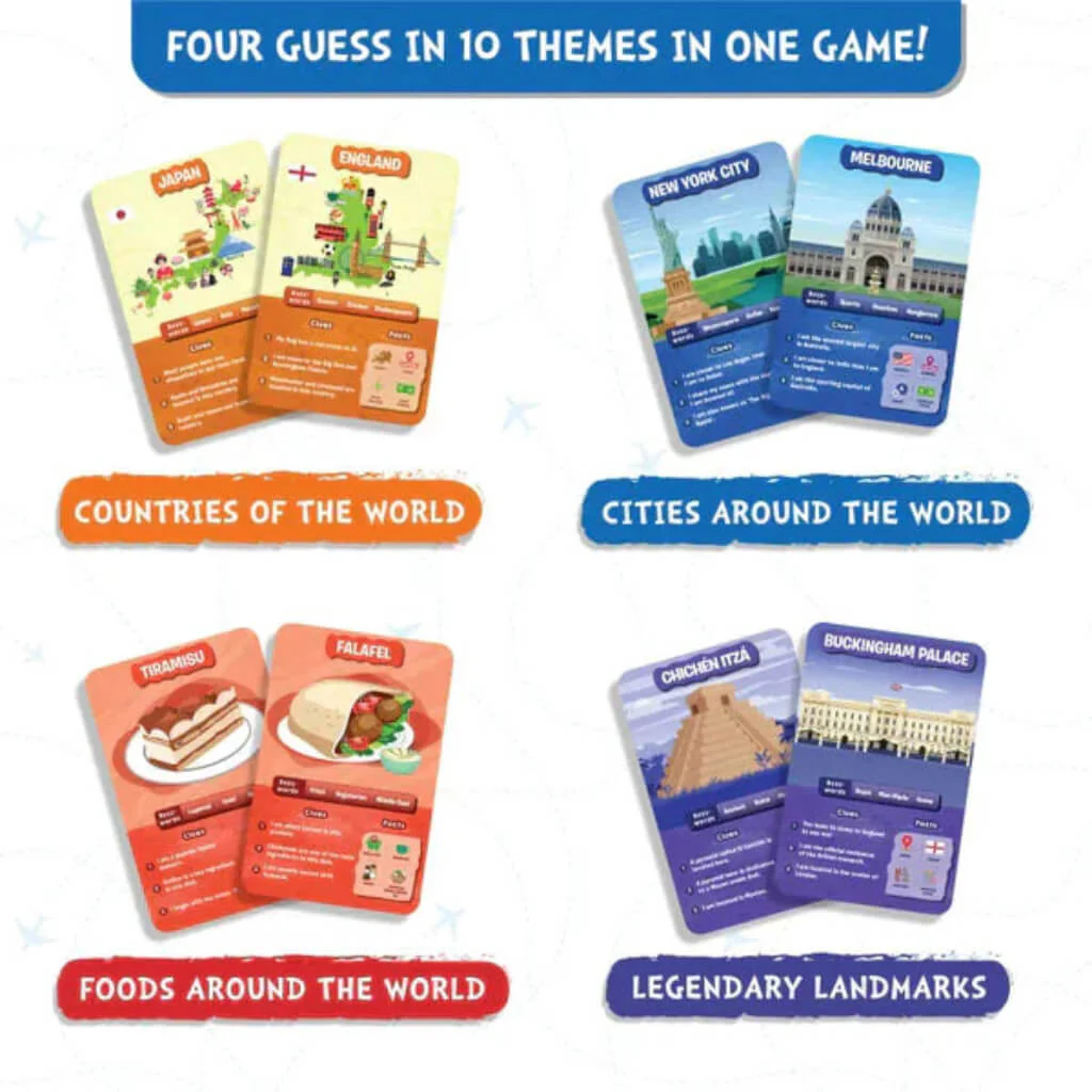 Skillmatics | Guess in 10 - Around the World Board Game - Image 8