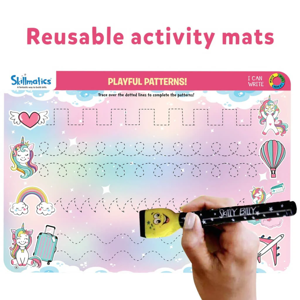 Skillmatics |  I Can Write! Write and Wipe Activity Mats - Image 4