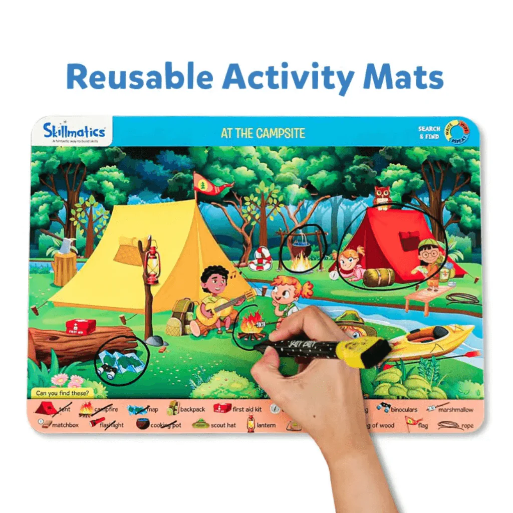 Skillmatics | Search and Find Write and Wipe Activity Mats - Image 3