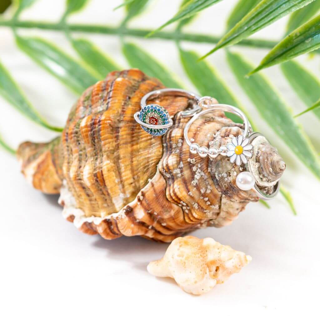 Soothing Bundle - 925 Silver Adjustable Worry Rings - Image 3