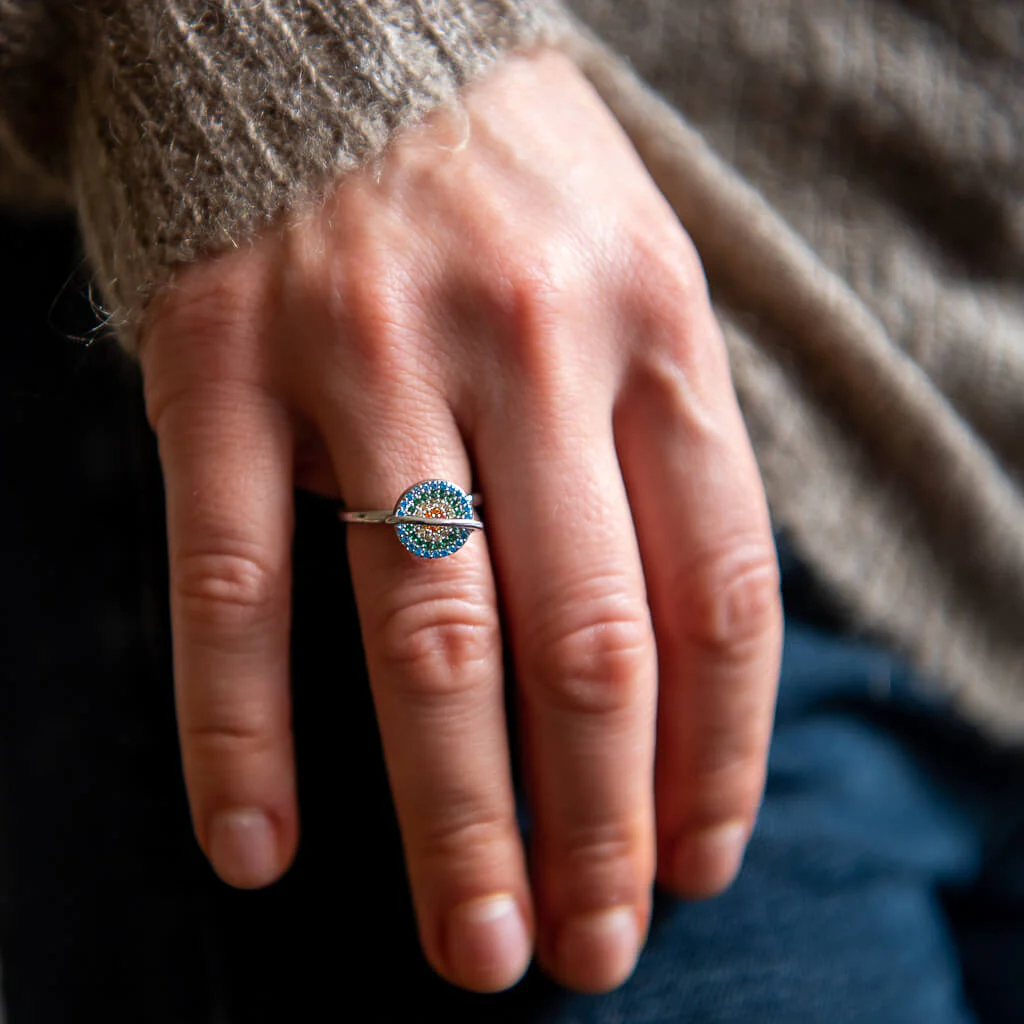 Soothing Bundle - 925 Silver Adjustable Worry Rings - Image 9