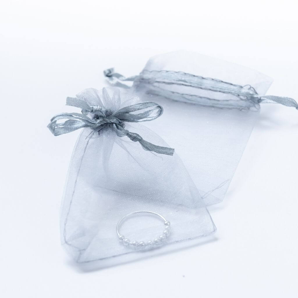 Sterling Silver Beaded Anxiety Ring - Image 7