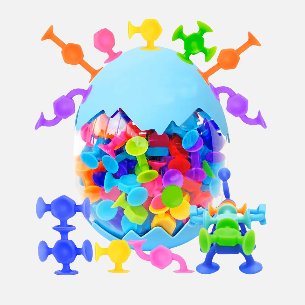 Suction Construction Toys - 48 Pcs Set