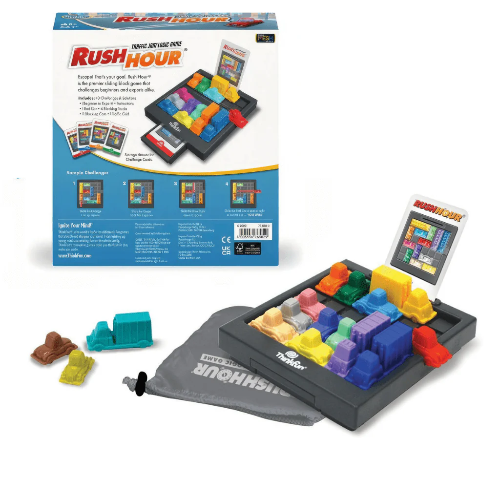 Thinkfun Rush Hour Puzzle Game - Image 2