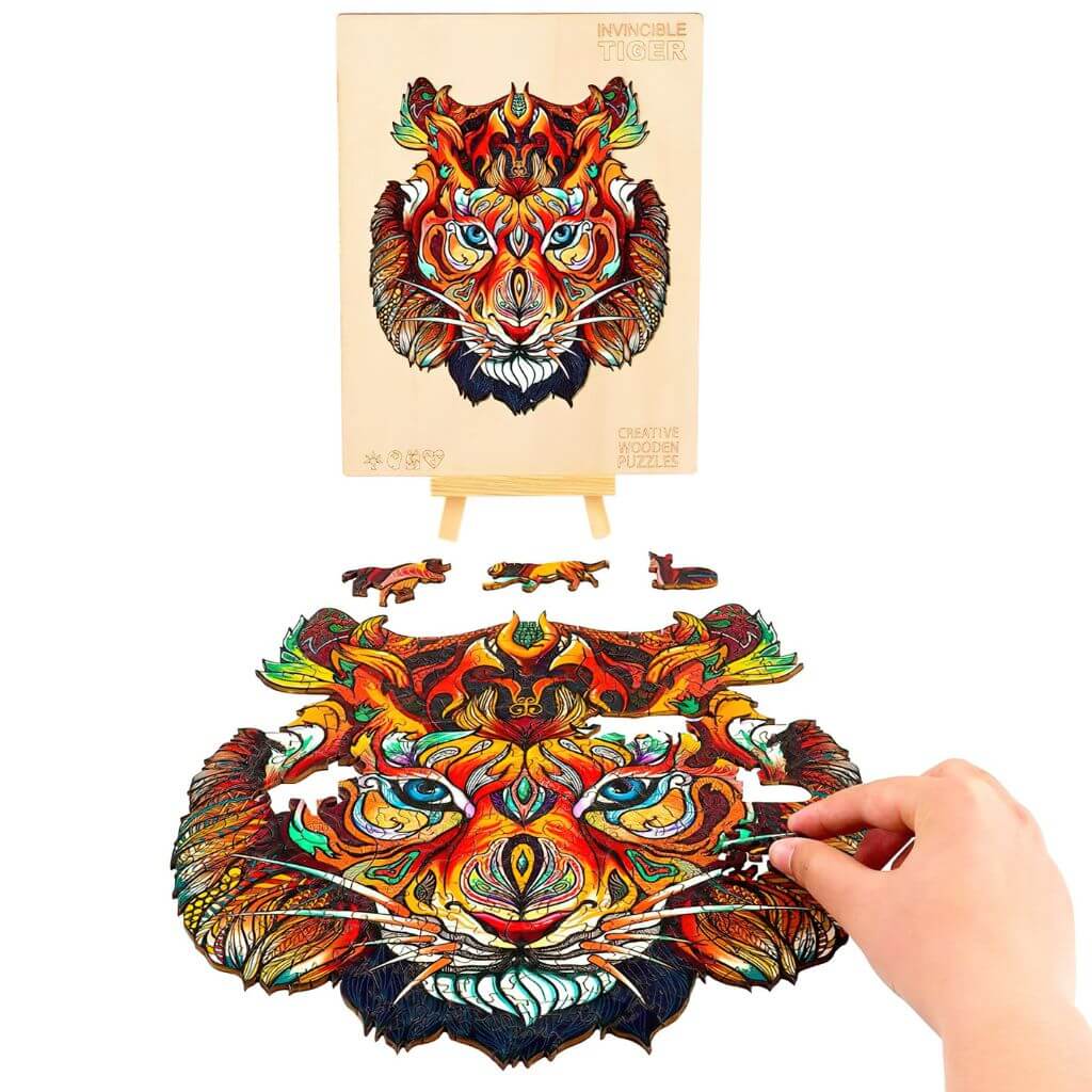 Wooden Puzzle - Tiger 306 pcs - Image 4