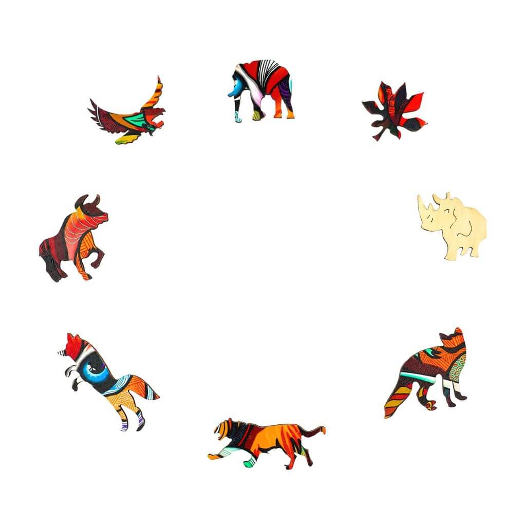Wooden Puzzle - Tiger 306 pcs - Image 5