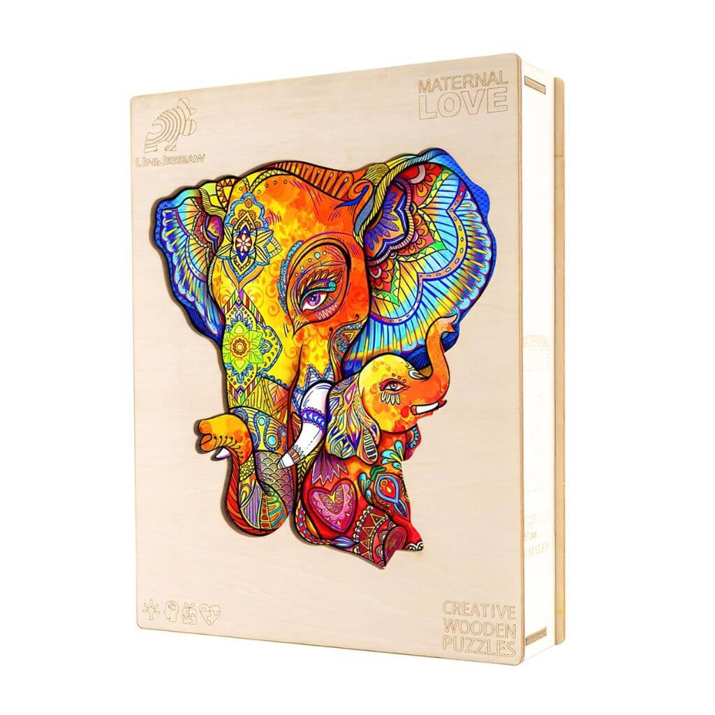 Wooden Elephant Puzzle - 240 Pcs - Image 3