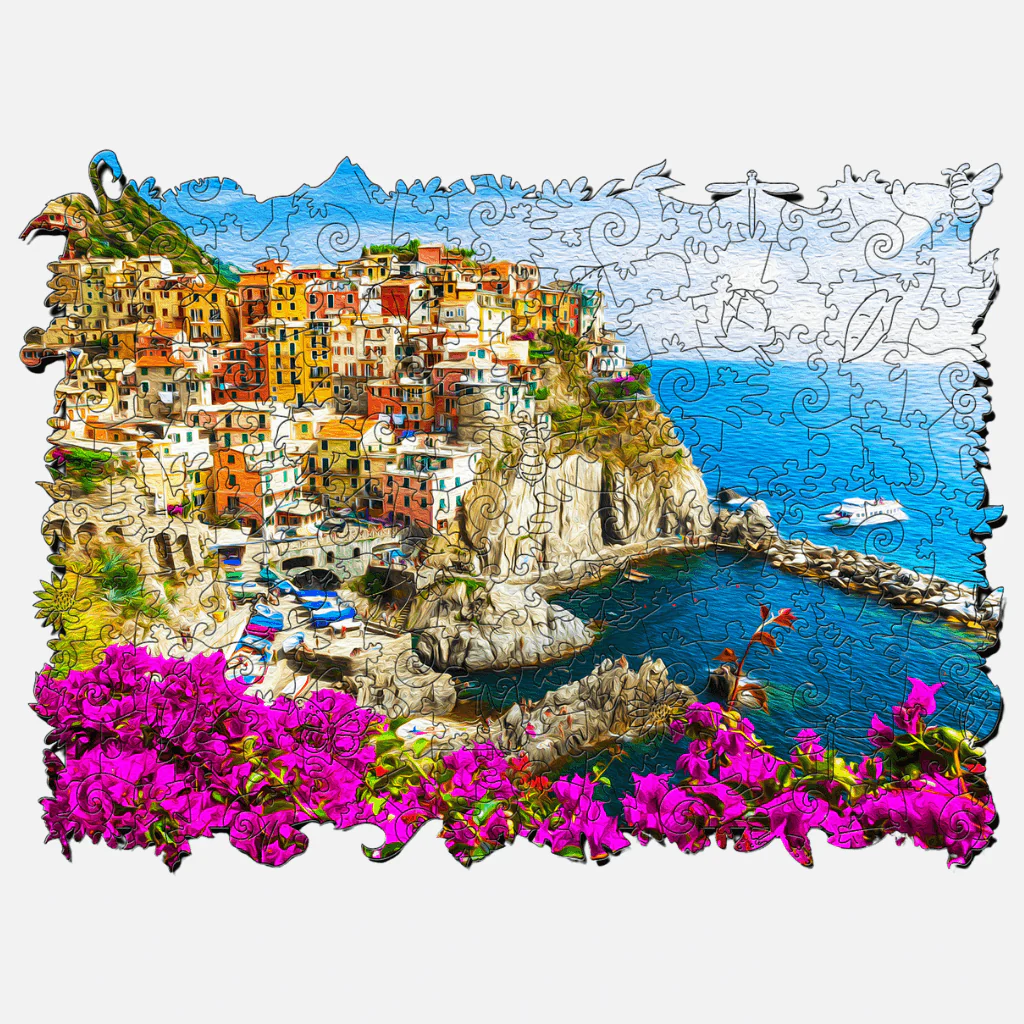 Wooden Jigsaw Puzzle Cinque Terre - 300 Pcs