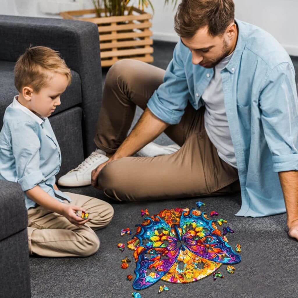 Wooden Puzzle - Butterfly 300 Pcs - Image 4