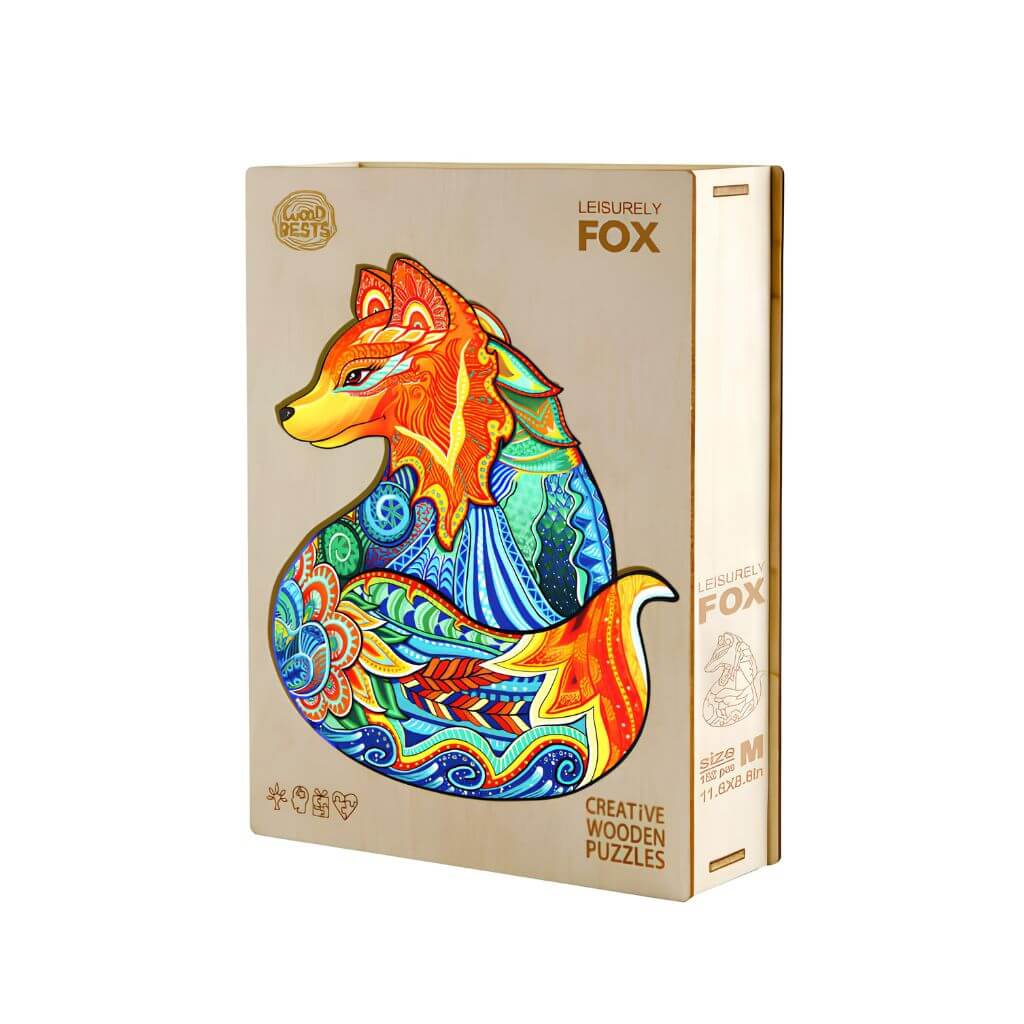 Wooden Jigsaw Puzzle - Fox 263 pcs - Image 2
