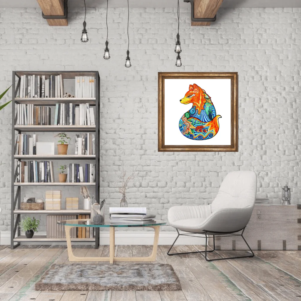 Wooden Jigsaw Puzzle - Fox 263 pcs - Image 4