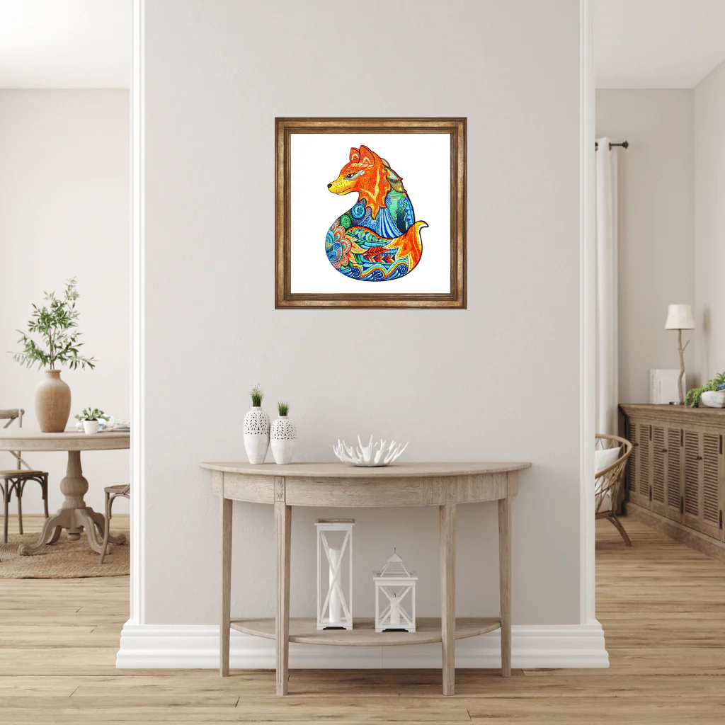 Wooden Jigsaw Puzzle - Fox 263 pcs - Image 7
