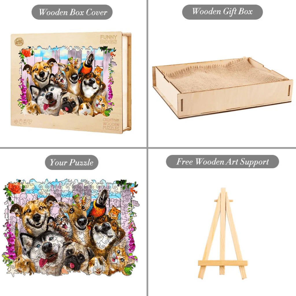 Wooden Puzzle - Furry Friends 300 Pcs - Image 3