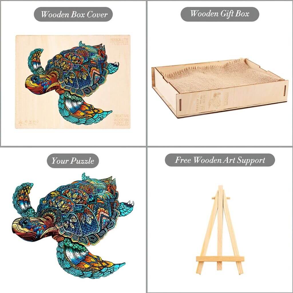 Wooden Puzzle - Turtle 301 Pcs - Image 3
