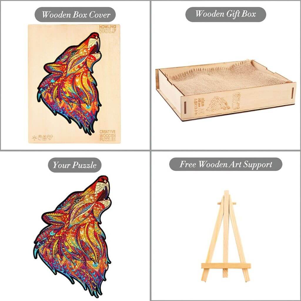 Wooden Puzzle – Wolf 280 Pcs - Image 5