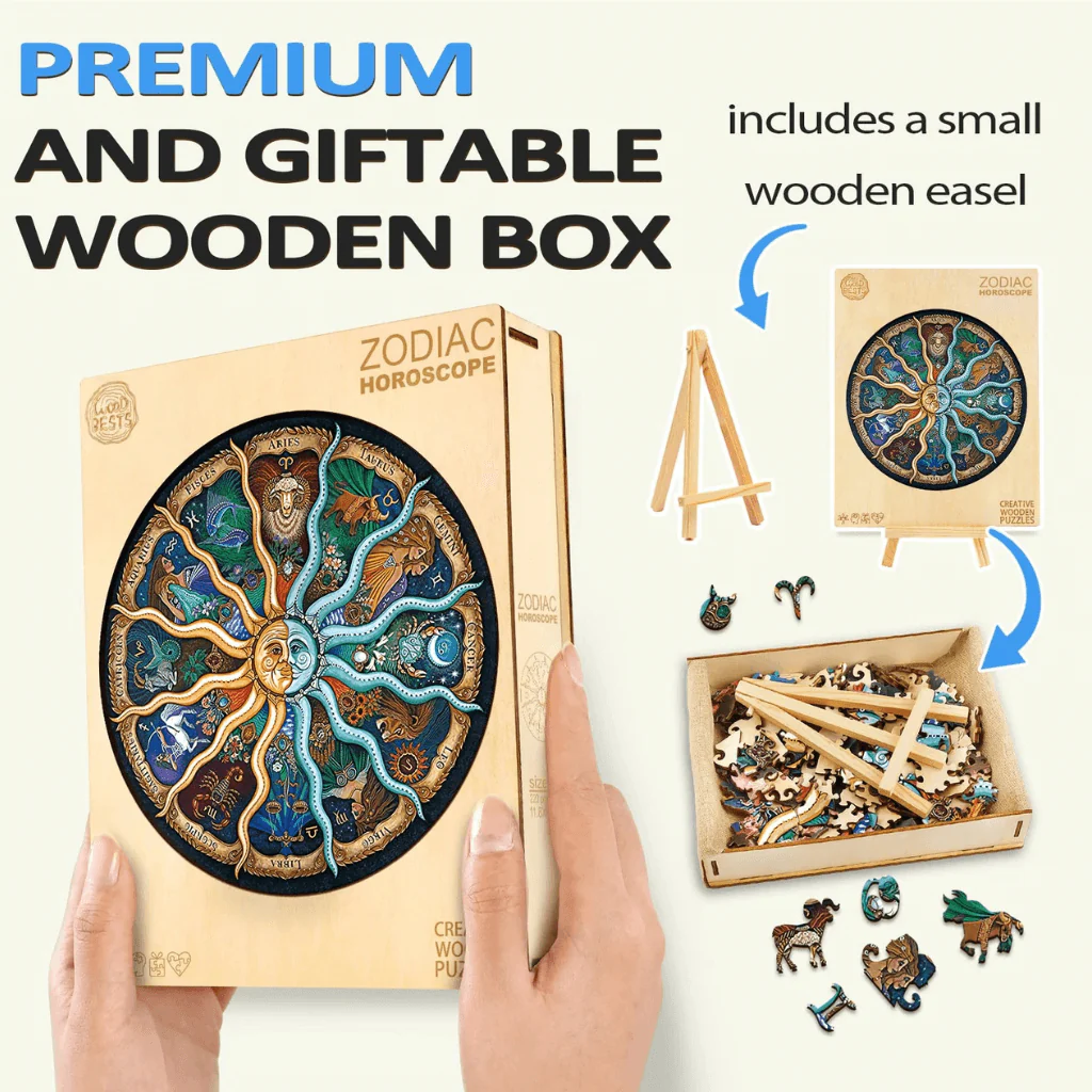 Wooden Puzzle - Zodiac 343 Pcs - Image 4