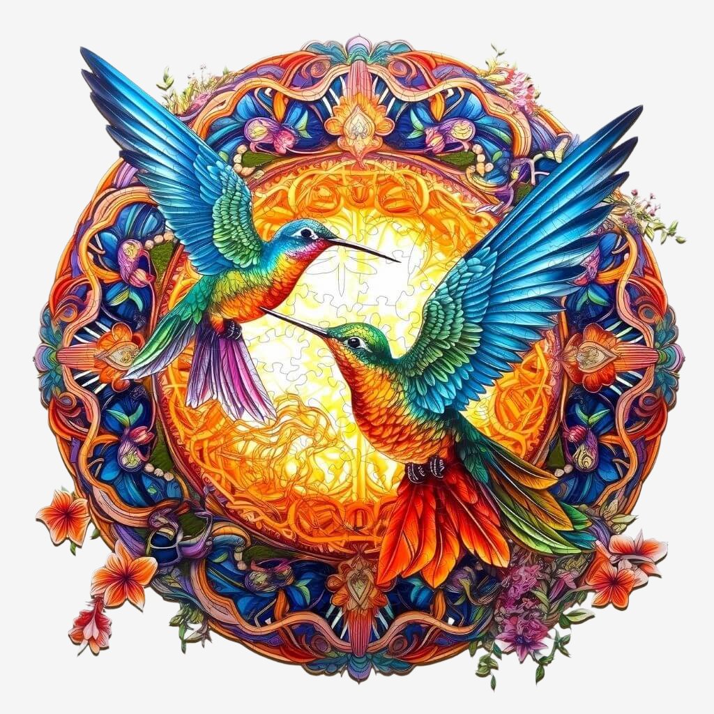 Wooden Puzzle - Hummingbirds 300 Pcs