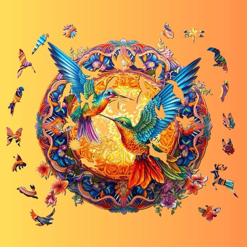 Wooden Puzzle - Hummingbirds 300 Pcs - Image 2