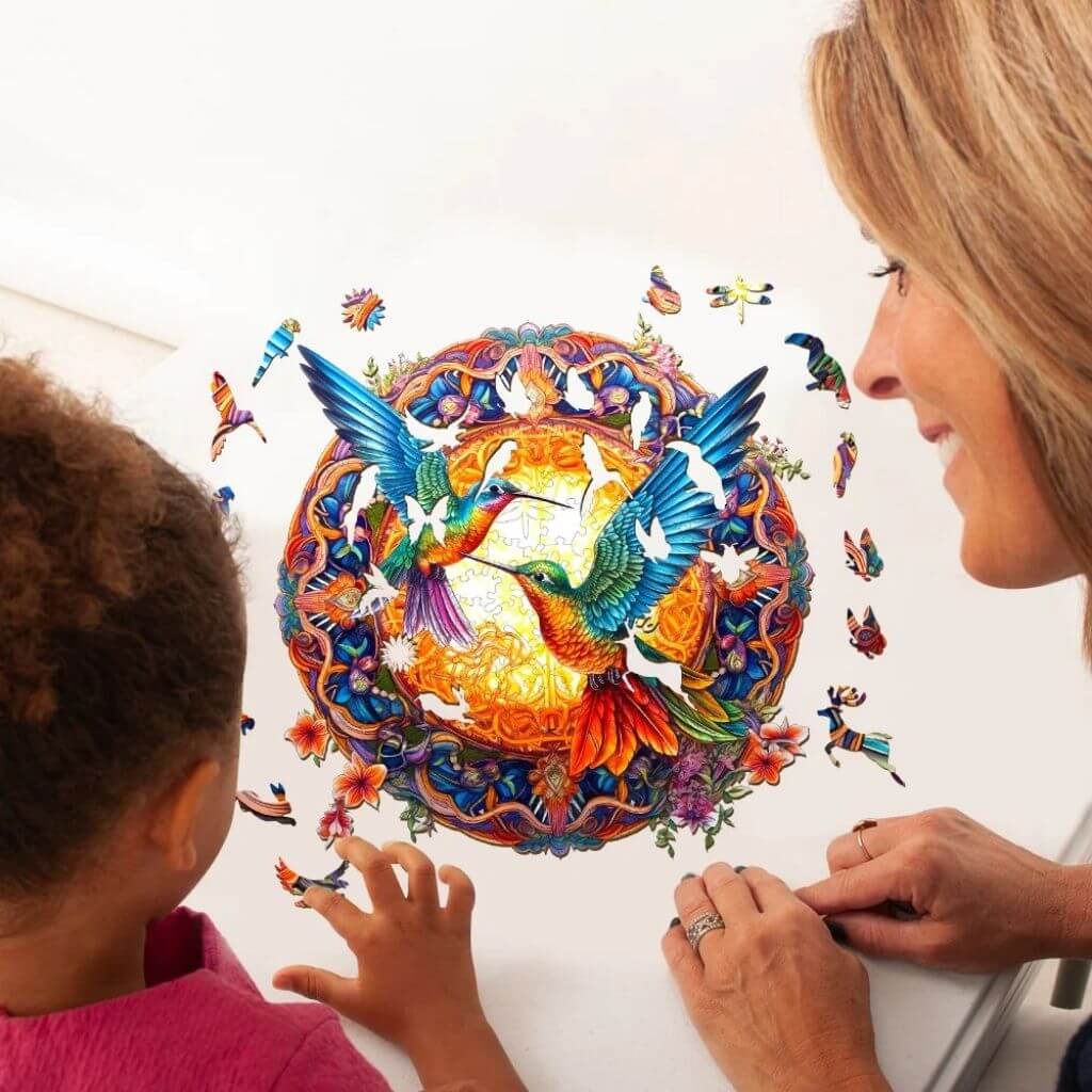 Wooden Puzzle - Hummingbirds 300 Pcs - Image 4