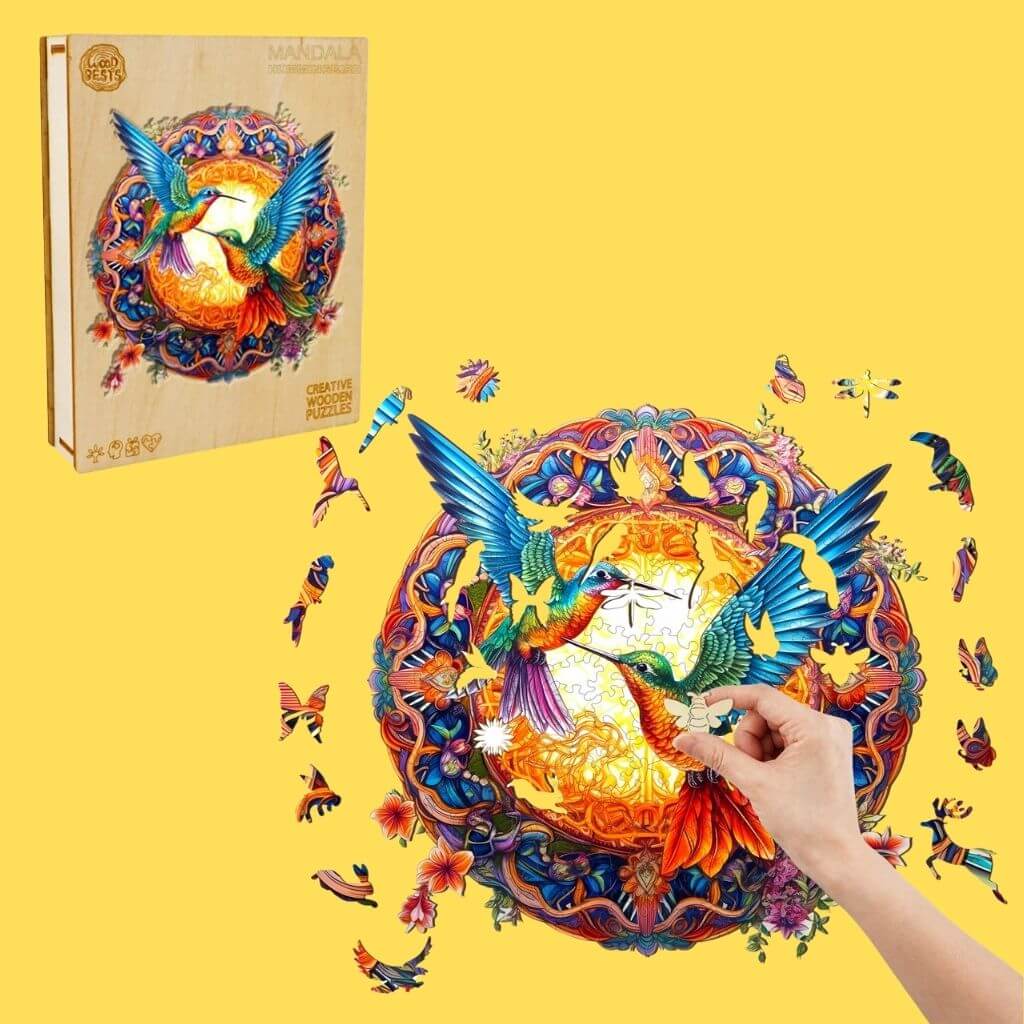 Wooden Puzzle - Hummingbirds 300 Pcs - Image 5