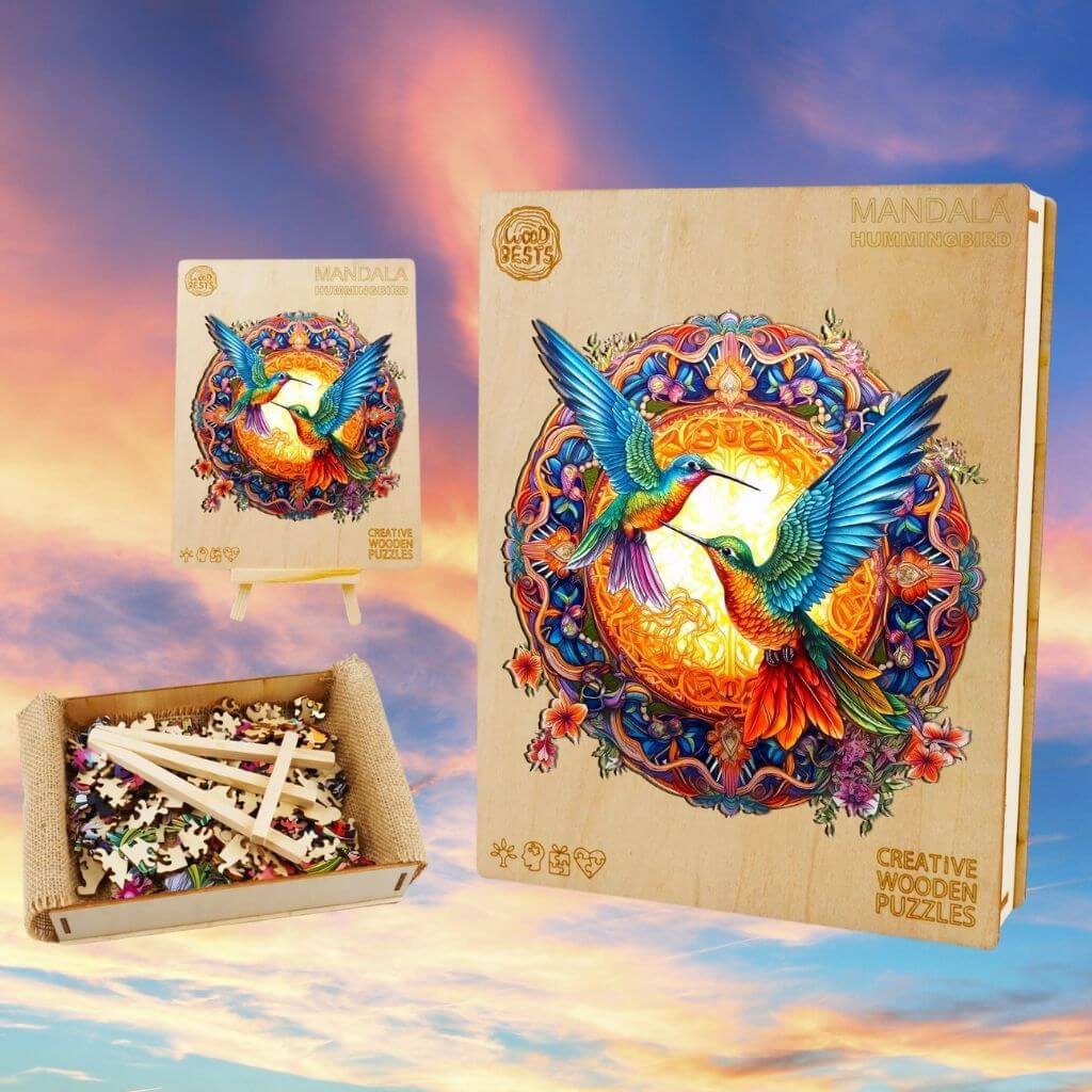 Wooden Puzzle - Hummingbirds 300 Pcs - Image 6
