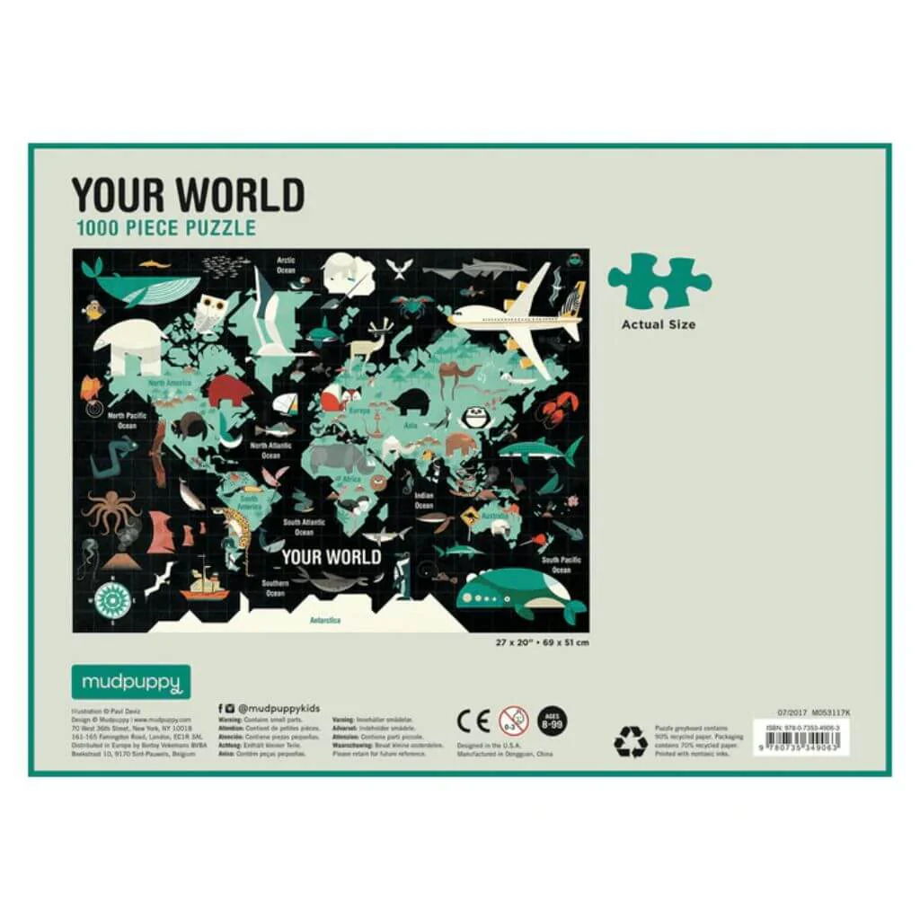 Your World 1000 Pieces Family Puzzle -  Mudpuppy - Image 3