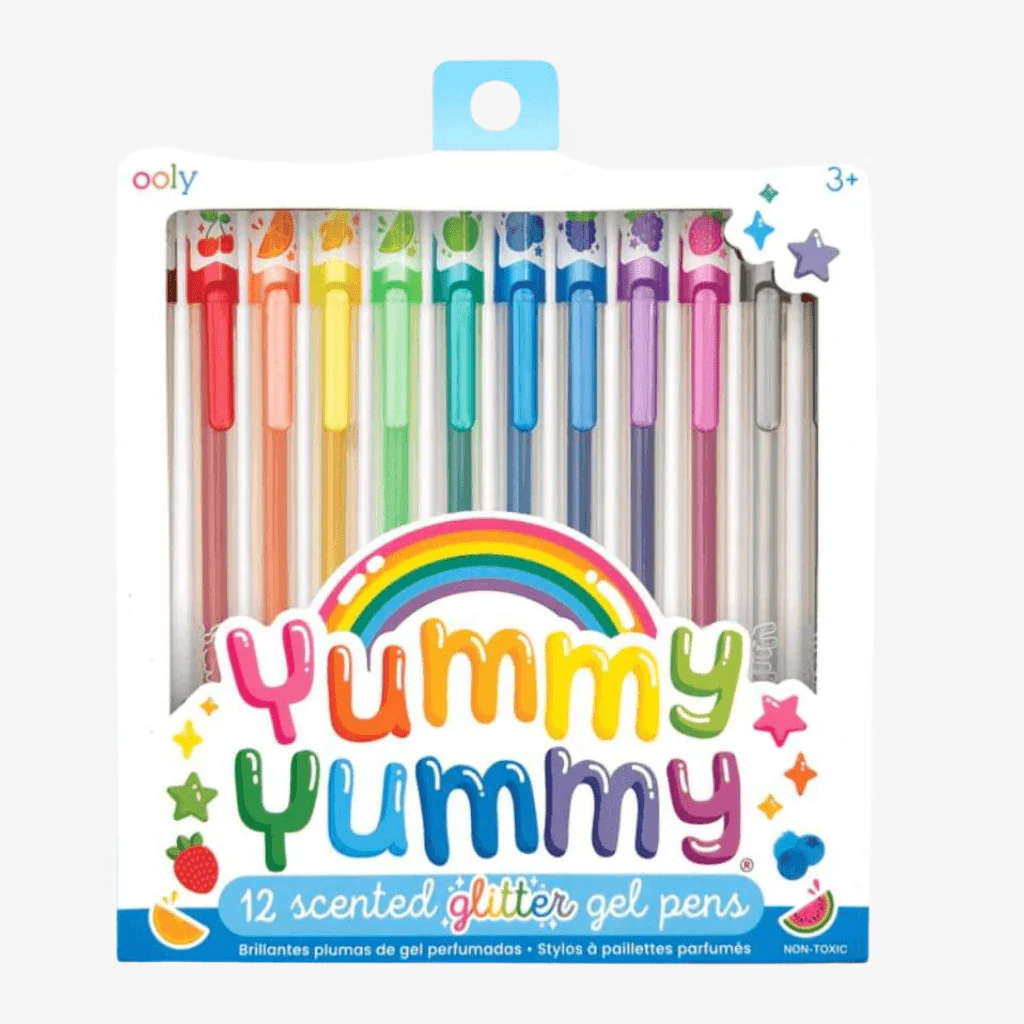 Yummy Yummy Scented Glitter Gel Pens 12 pack - Ooly